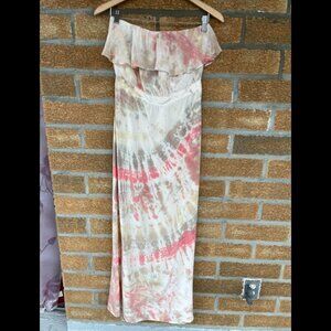 Gypsy 05 Silk Ruffle Maxi Dress XS
